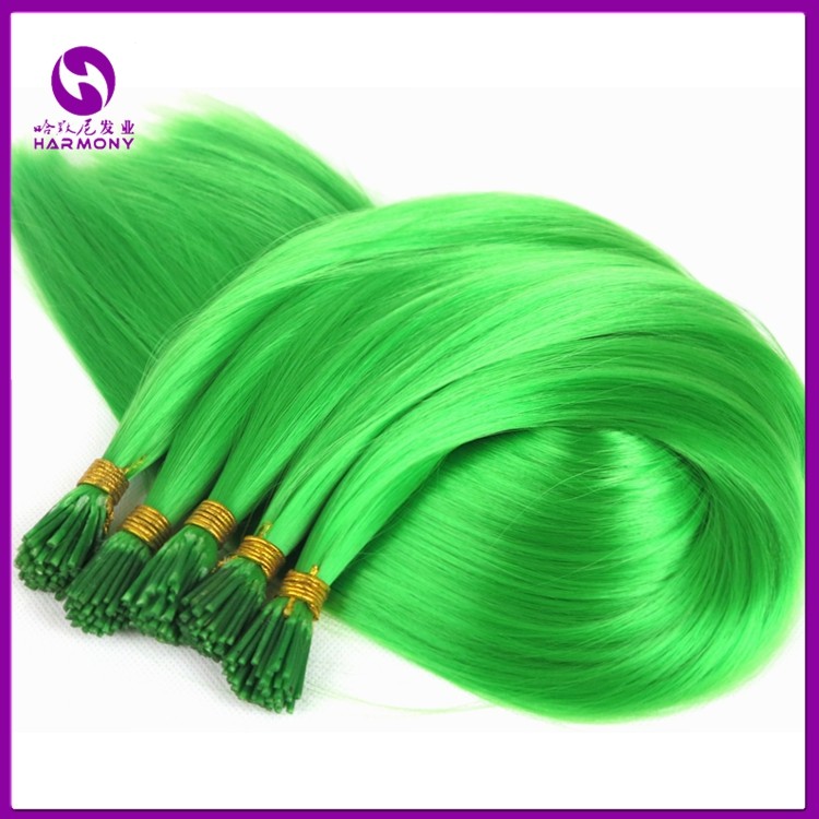 XUCHANG HARMONY Synthetic hair wholesale colored synthetic i tip hair