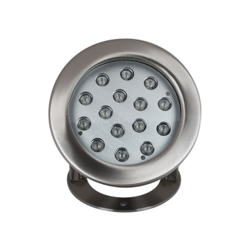 Stainless steel underwater light for swimming pool