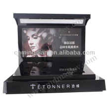 high quality led acrylic for perfume cosmetic pop promotion display stand