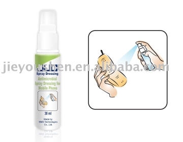 Antimicrobial Spray Dressing For Mobile Phone
