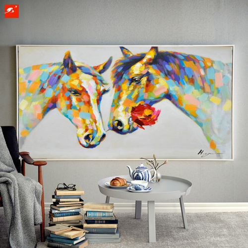Fall In Love Horse Oil Painting