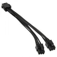 PCIe Dual 6Pin Male To Female Adapter Cable