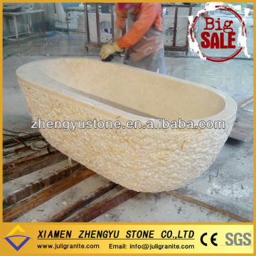 Crema marfil marble stone bathtub price