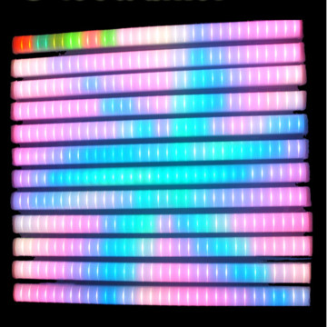 Waterproof dmx rgb tube facade lighting