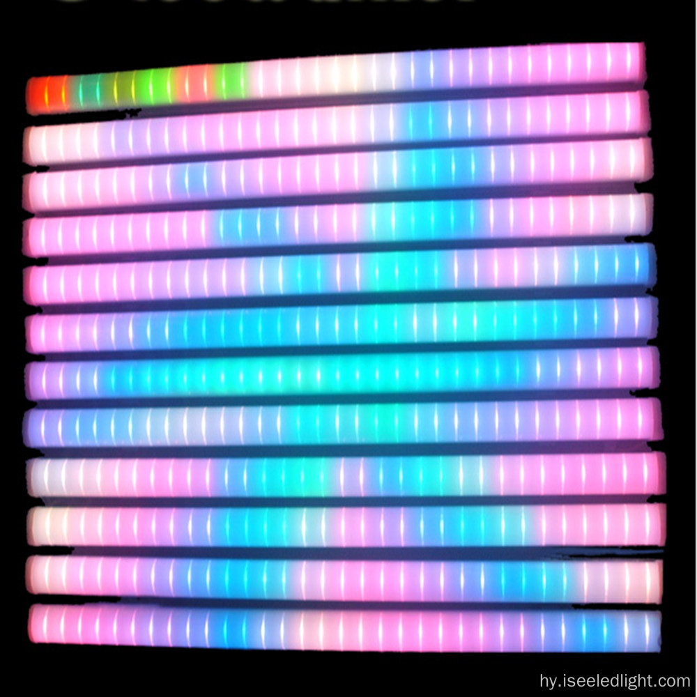 Անջրանցիկ DMX RGB Tube Facade Lighting