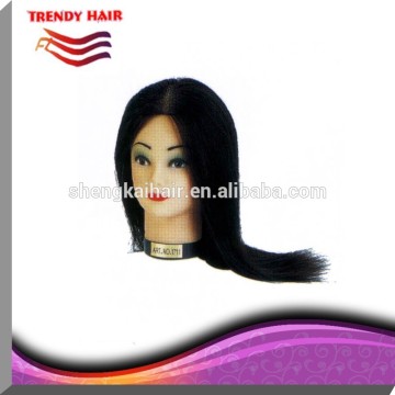 Quality human hair hairdressers styling head
