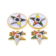 Customized OES Masonic Car Emblems and Regalia: Personalized Pin Badges for Freemasonry