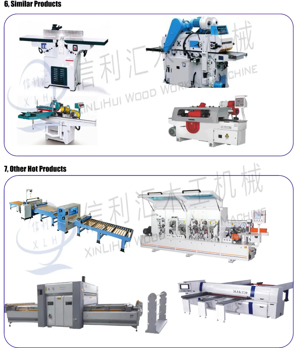 Easy Operate Mj Multiple Blade Rip Saw Buzzsaw for Planks Cutting Machine to Cut Solid Wood. Wood Machine