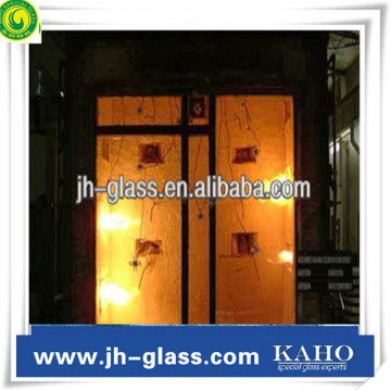 2 hours fire rated door glass