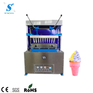 Ice Cream Cone Edible Waffle Cup Maker Machine