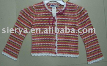 hand-crocheted baby sweater/baby sweater