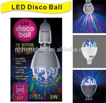 multicolor Crystal Ball Led Rotating Disco ball