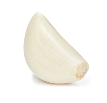 Peeled garlic cloves used for making pickled garlic