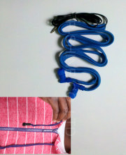 machine washable headphone jacket built-in MP3 headphone washable earphone