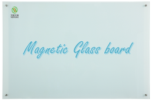 Non-Magnetic Glass Whiteboard on Wall Frameless