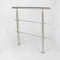 2 CrossBars Removable Stainless Steel Step Railing