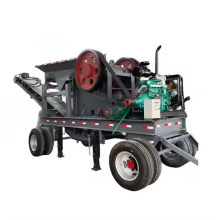 Tracked Jaw Crusher: Mobile Crusher Station for Granite, Marble, and Quartz