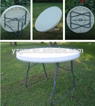 Plastic material folding table, catering round table, durable table for open air event, YZ-Y94