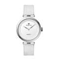 Elegant Lady Quartz Watch With Leather Strap