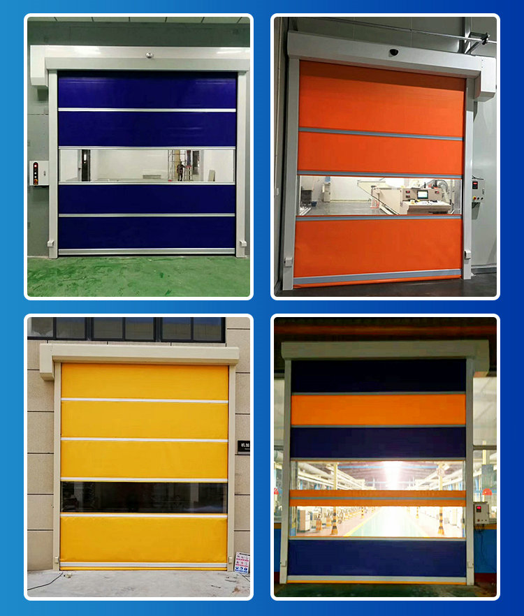 High-speed rolling shutter door production