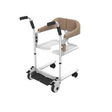 Adjustable height wheelchair wheel chair for patient