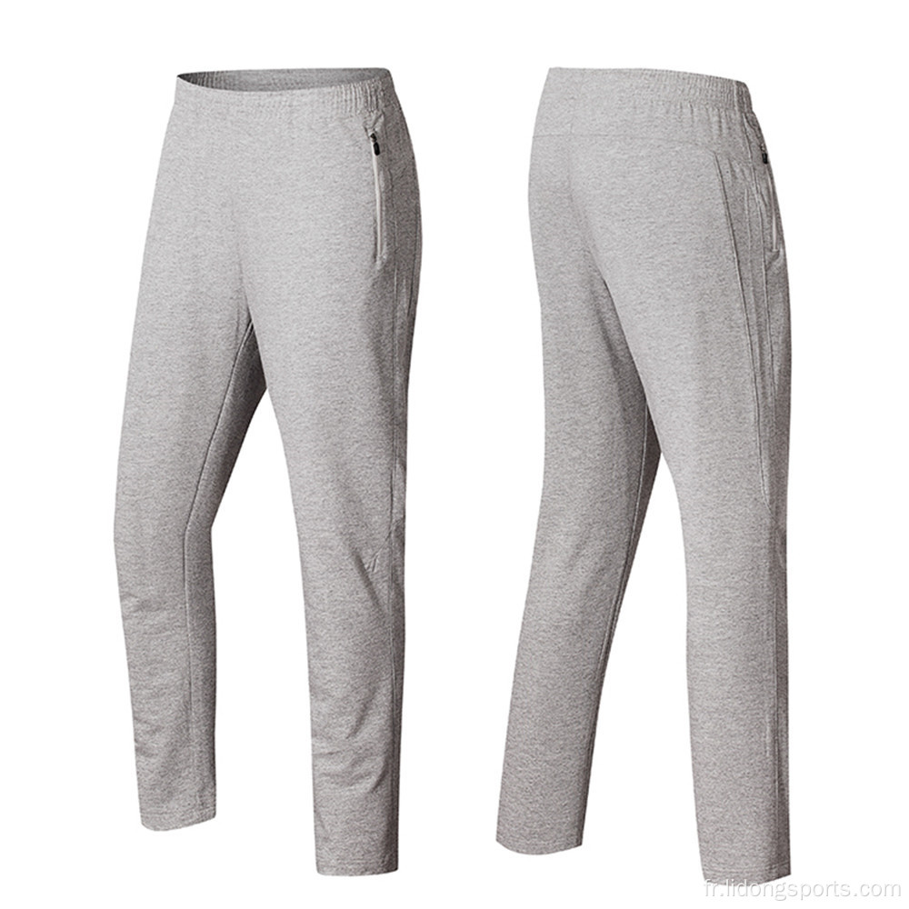 Pantals sportifs longs en coton ajusté pour les hommes