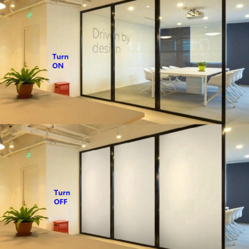 Custom Clear Switchable Smart Glass Office Room