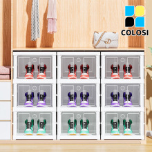 Plastic storage shoe box