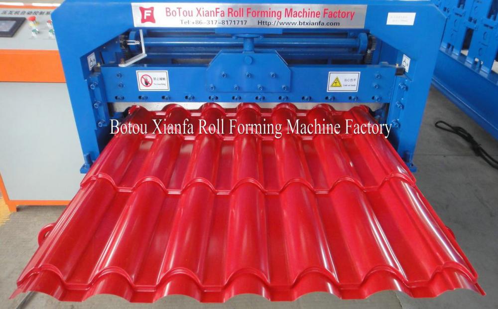 European style Roof Glazed Tile Roll Forming Machine