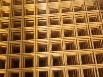 Electro galvanized welded wire mesh panel