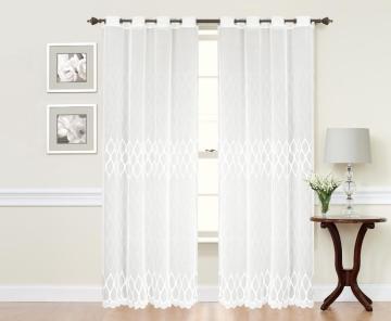 Dori Sheer Embroidery Curtain Panel