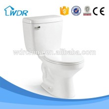 Two piece bathroom ceramic promotional sales water closet pan