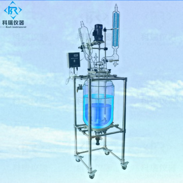 Petit équipement de vide d&#39;évaporateur rotatif de distillateur en verre de laboratoire