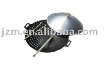 cast iron wok