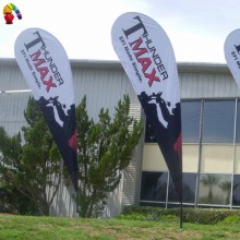 Outdoor Advertising Beach Tear Drop Banner