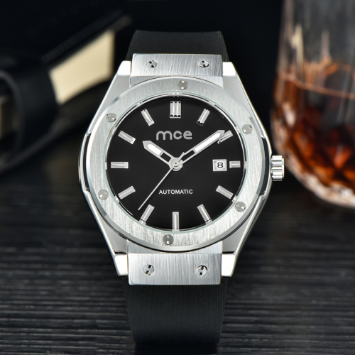 Reloj automático reloj de pulsera de silicona hombres