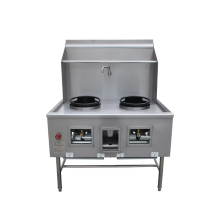 Commercial Stainless Steel 2 Burner Gas Wok Stove - Wholesale Wok Burner Gas Stove