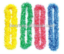 Poly mixed colors plastic hawaiian leis