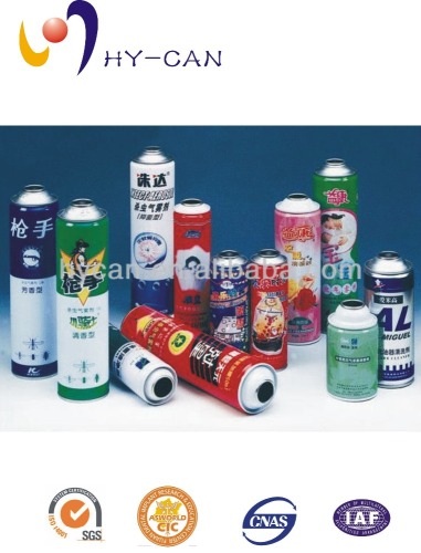 Tinplate Aerosol Empty cans with inner lacquered,fill every refillable butane lighter