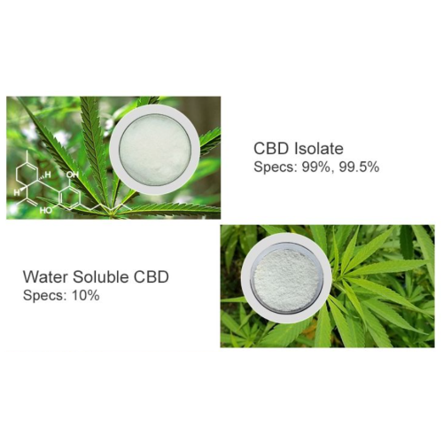 Polvo de aislamiento de CBD natural 100% puro Polvo CBD