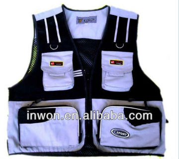 Man cotton fishing vest