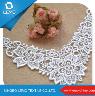 Chemical Cotton lace collar embroidery high quality lace collar