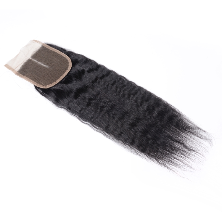 Wholesale virgin hair vendors, Brazilian hair in mozambique, kinky straight human hair bundle with closure