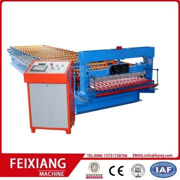 Corrugated step roofing sheet roller making machine