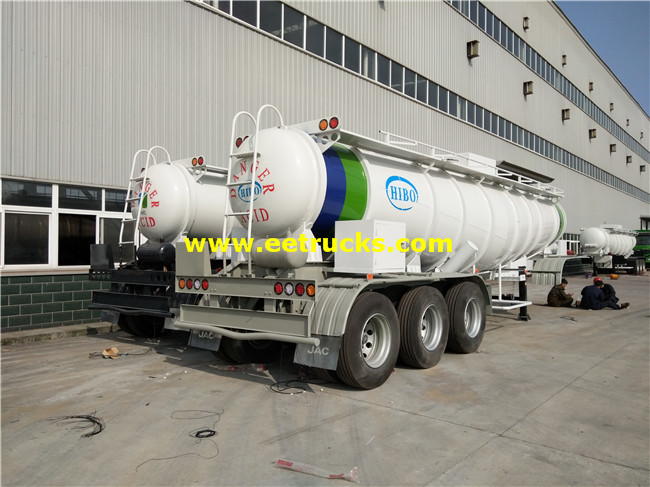 19,000L Sulfuric Acid Transport Semi-Trailers