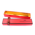 Gold Paper Necklace Packaging Gift Red Box