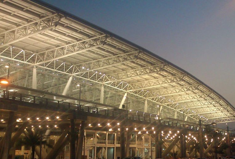 Prefabricated Space Frame Structure Bolt-ball Jointed Airport Terminal