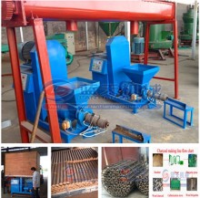 Biomass fuel screw type biomass briquette machine