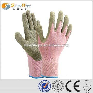 13 gauge nylon knit palm kids gardening gloves