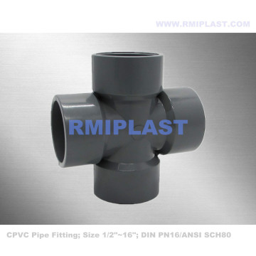 CPVC Cross Fitting Din PN16